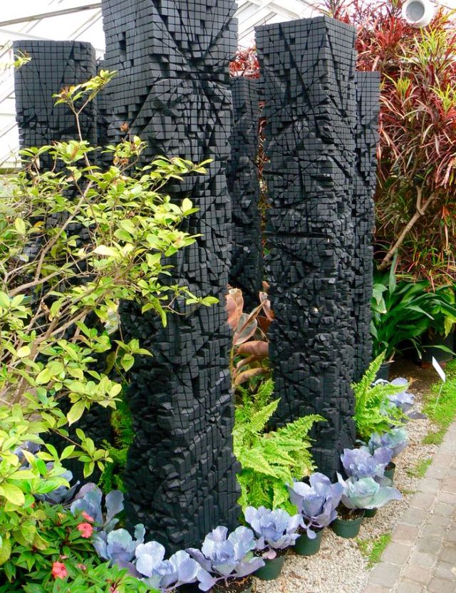 shayne dark sculptures at Buffalo and Erie County Botanical Gardens - 1